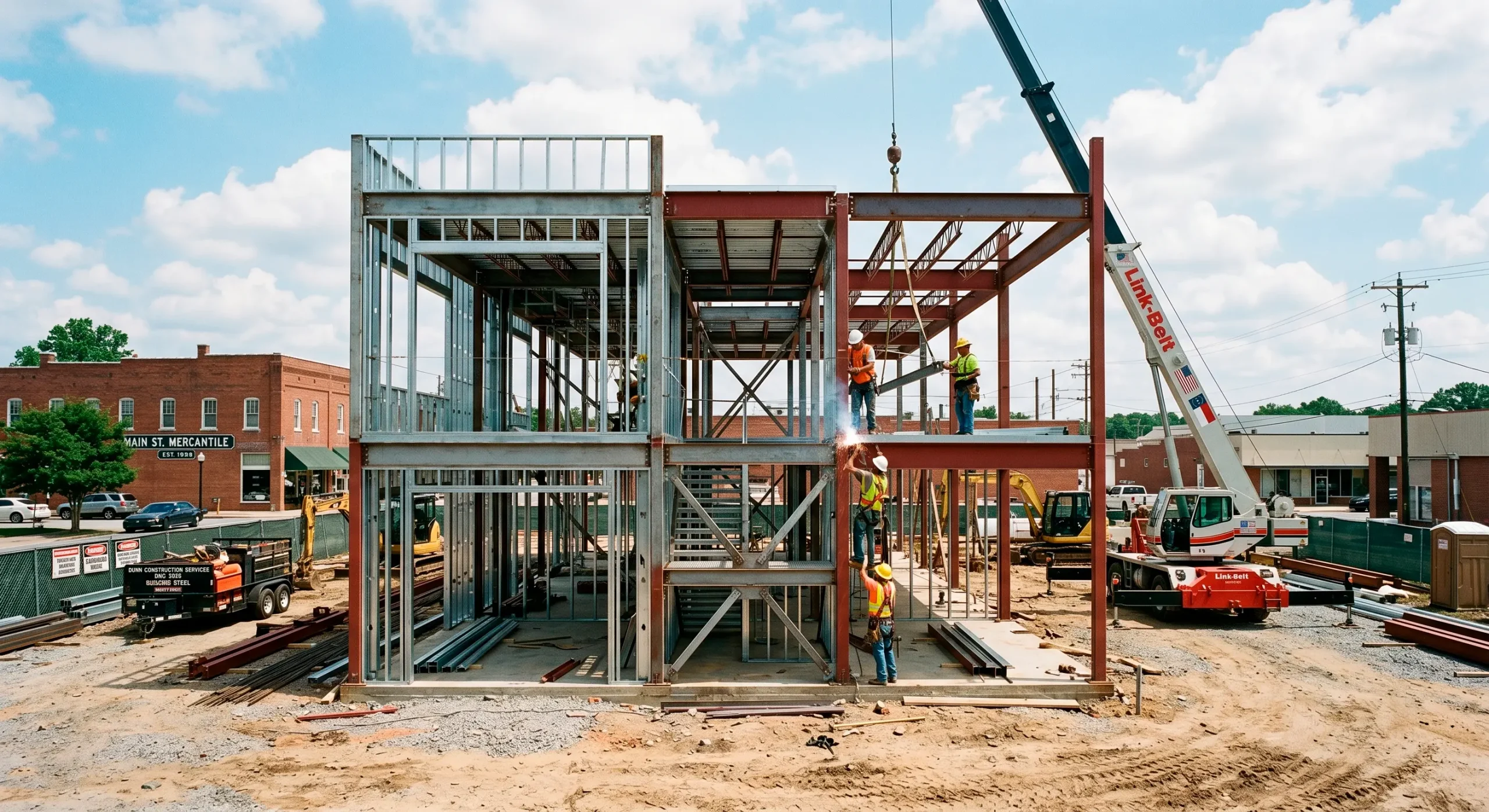 Structural steel — commercial project